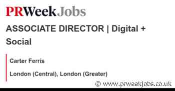 Carter Ferris: ASSOCIATE DIRECTOR | Digital + Social