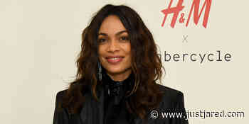 Rosario Dawson Tours Ambercycle Laboratory with H&M - Just Jared