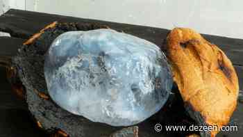 Bruno Baietto creates symbolic vases by blowing glass inside bread - Dezeen