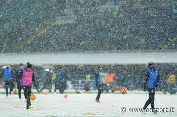 VIDEO Bufera di neve a Bergamo: rinviata Atalanta-Bergamo. Spalatori all'opera in campo - OA Sport