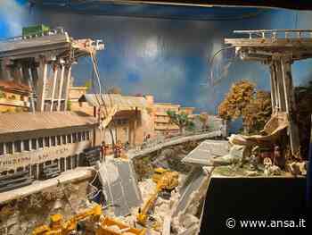 Ponte Morandi in presepe, opera rimossa da mostra Firenze - Agenzia ANSA