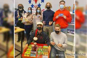 Leerlingen openen winkel met Amerikaanse producten