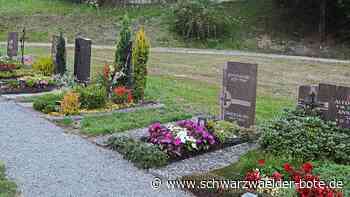 Friedhof in Schenkenzell - Neue Rasengräber – Aufwand für Gemeinde "deutlich höher" - Schwarzwälder Bote