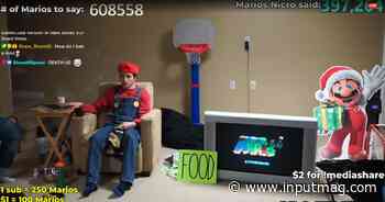 Twitch streamer says 'Mario' 400,000 times in marathon broadcast - Input