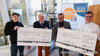 Cochem-Zeller helfen Kollegen: Dank Gin fließen 50 000 Euro an die Ahr - Rhein-Zeitung