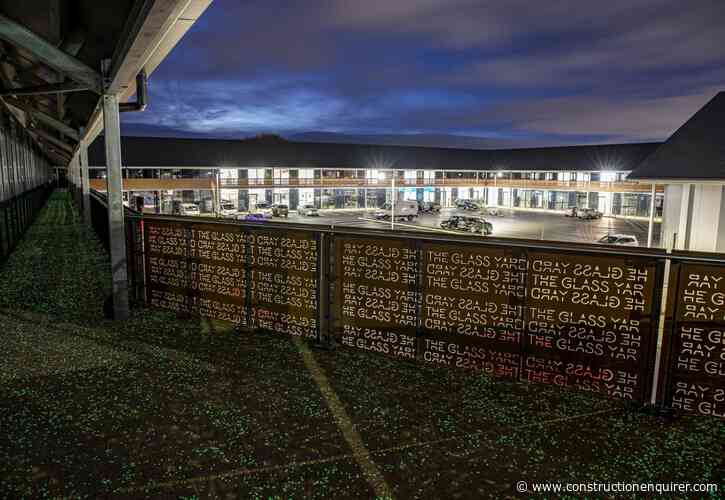 Glow-in-the-dark concrete used on first commercial scheme