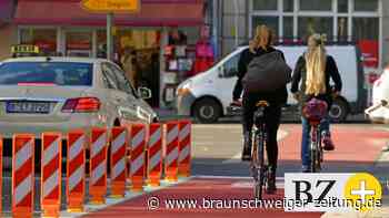 Braunschweig baut geschützten Fahrradstreifen
