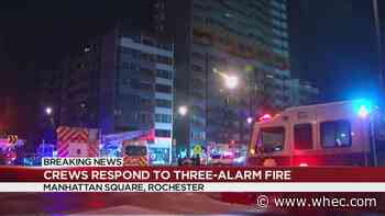RFD: Apartment tower fire displaces 6, including children