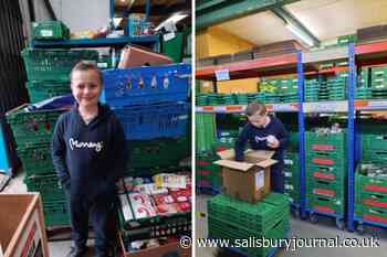 Haydn Baker from Salisbury donates food to Trussell Trust - Salisbury Journal