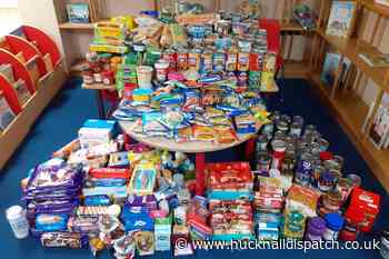 Hucknall school's big support for firefighters' food bank Christmas appeal - Hucknall Dispatch