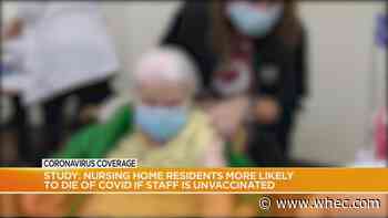 U of R study: Nursing home residents more likely to die of COVID if staff is unvaccinated