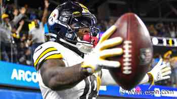 Steelers' Diontae Johnson moves past the drops to become an elite receiver
