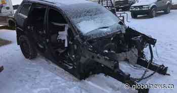 RCMP dismantle chop shop, recover multiple stolen vehicles in southern Alberta