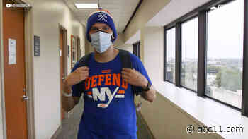 New York Islander's Biggest Fan Fights Cancer and Cheers from Texas