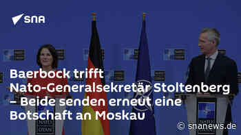 Baerbock trifft Nato-Generalsekretär Stoltenberg – Beide senden erneut eine Botschaft an Moskau - SNA