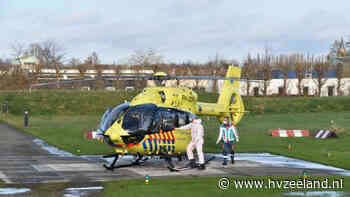 IC-helikopter landt in Goes om coronapatiënt op te halen - HVZeeland.nl