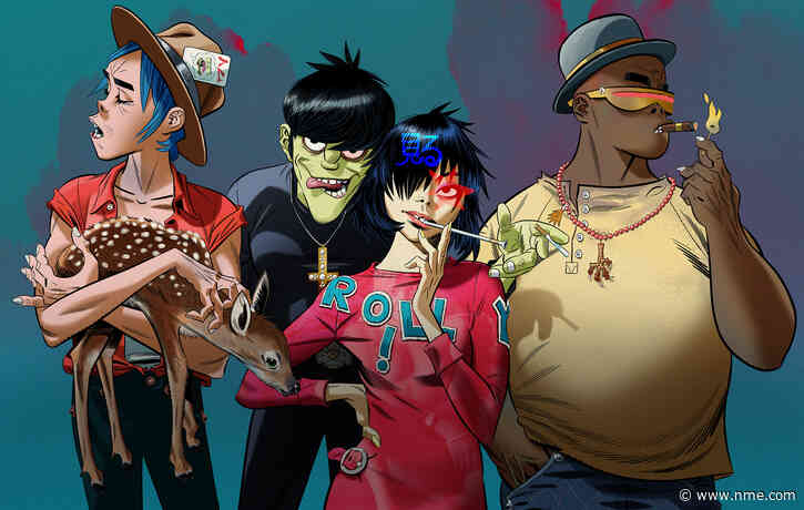 Gorillaz announce art book with contributions from Jack Black and Robert Smith