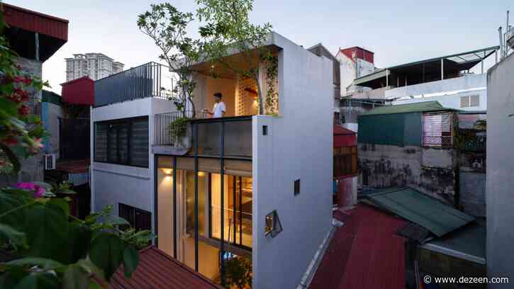 A house built on a tiny plot in Vietnam features in today's Dezeen Weekly newsletter