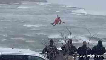 Car appears to have been put in Niagara River intentionally