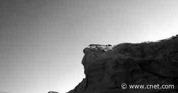 NASA Curiosity rover snaps fun face-like Mars rock formation     - CNET