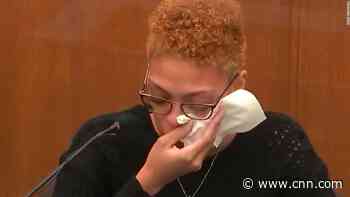 Daunte Wright's girlfriend tried to stop his bleeding with a belt as he gasped for air, she testified at ex-officer Kim Potter's manslaughter trial