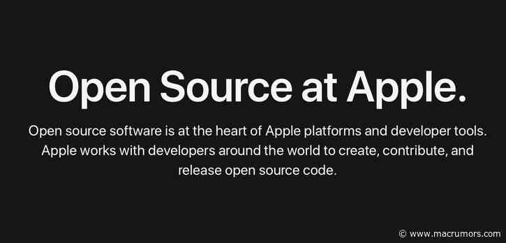 Apple Launches Redesigned Open Source Website
