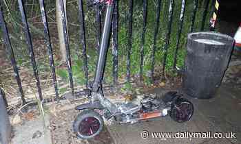 E-scooters are BANNED on London public transport after one EXPLODED on packed Tube - Daily Mail