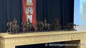 Exhibition Park unveils sculpture honouring Alberta war veterans - Lethbridge News Now