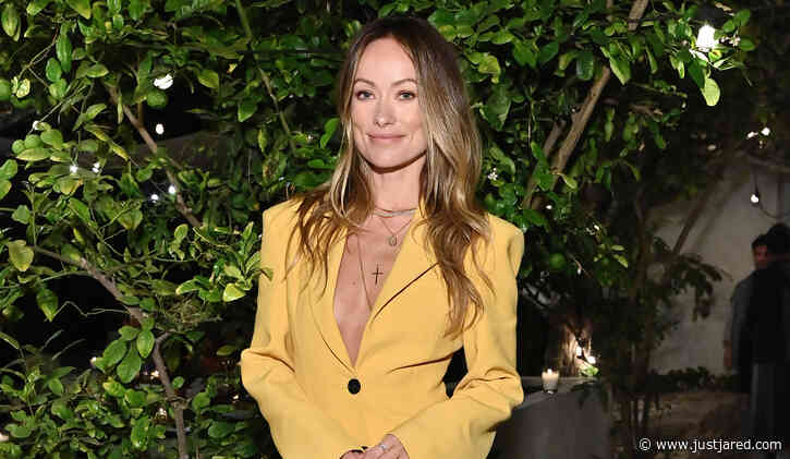 Olivia Wilde Looks So Chic in Her Yellow Suit at an Audi Dinner