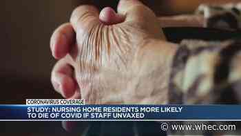Study: Nursing home patients more likely to die form COVID-19 if staff weren't vaccinated
