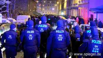 Coronaproteste: Wut und Aggression in Freiberg - DER SPIEGEL
