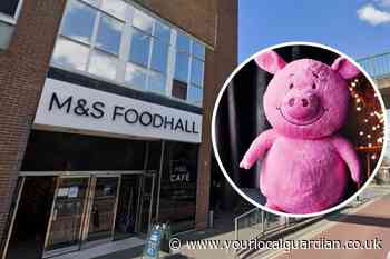 Sutton M&S hints at real-life Percy Pig visit to store this week - Your Local Guardian