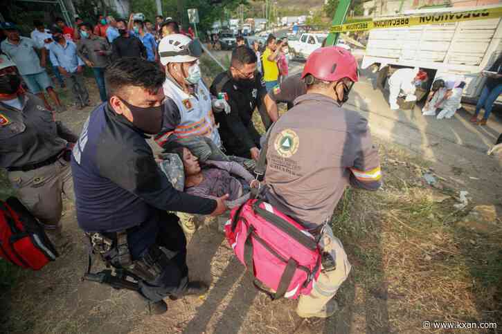 53 migrants dead, 54 injured in truck crash in south Mexico