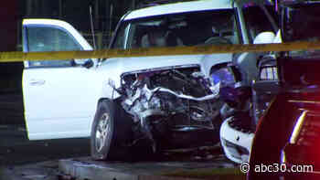 Fresno police officer taken to CRMC for precautionary reasons following crash