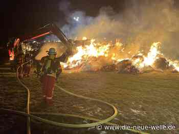 Großeinsatz aufgrund 200 brennender Heuballen im Landkreis Calw - die neue welle - die neue welle