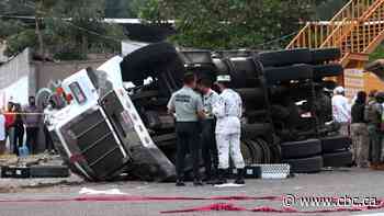Freight truck carrying migrants crashes in southern Mexico, killing at least 53