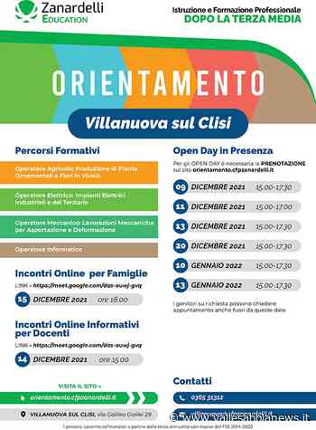 Villanuova s/C Salò Valsabbia Garda - Dopo la Terza Media: incontri di orientamento al Cfp - Valle Sabbia News