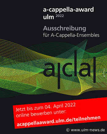 Wettbewerb um a-cappella-award ulm auch im Jahr 2022