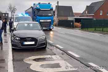 Lichtgewond bij kop-staartaanrijding