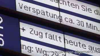 Behinderungen durch Schnee: Kein Zugverkehr zwischen Illertissen und Memmingen - Augsburger Allgemeine