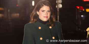 Princess Eugenie Wore a Forest Green Cape Dress to Carol Service - HarpersBAZAAR.com