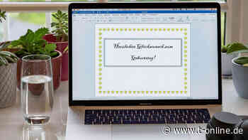 Office-Tipp: Schicke Grußkarten und Gutscheine mit Word erstellen – so geht's