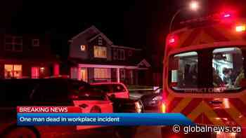 Man dead after workplace incident a Calgary home under construction - Globalnews.ca