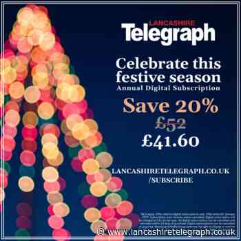 20 per cent off a digital subscription to the Lancashire Telegraph