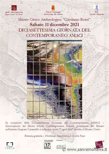 Ventimiglia: sabato al Museo Civico “Girolamo Rossi” sarà esposta l'opera “Caged Sea” di Gaspare Caramello - SanremoNews.it