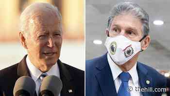 Biden says he will speak with Manchin next week