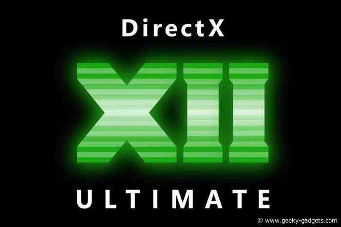 DirectX 12 H264 and HEVC video encoding feature rolled out by Microsoft