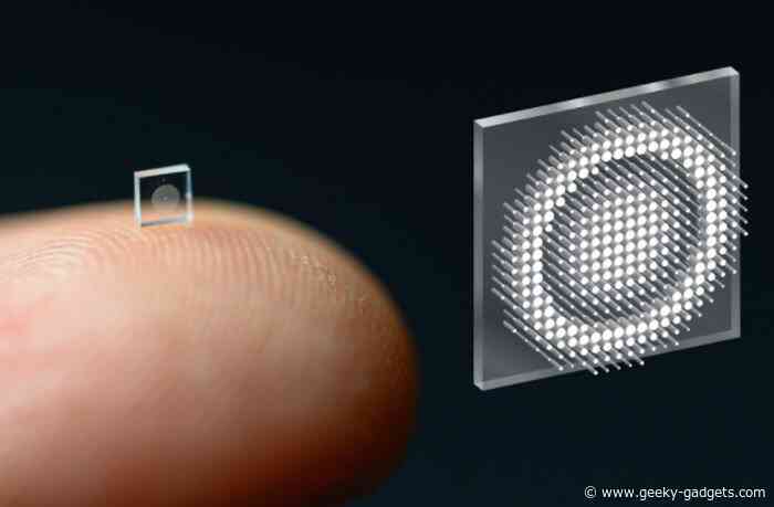 Tiny camera the size of a salt grain created using Neural Nano-Optics