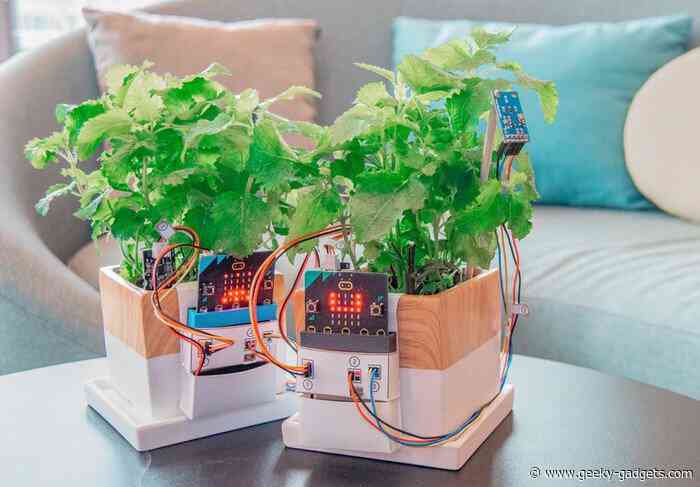 STEM plant monitor and growing system teaches about photosynthesis and more