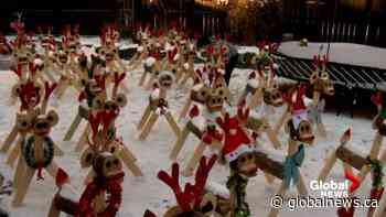 ‘Compassion in action’: family sells homemade reindeer to support homeless Calgarians